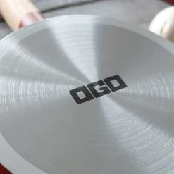 Poêle Ector Induction Aluminium Revêtu Manche En Bois 24 Cm Rouge -Cuisine Soldes Magasin 108013 3 1 Poele Ector induction aluminium revetu manche en bois 24 cm rouge Ogo