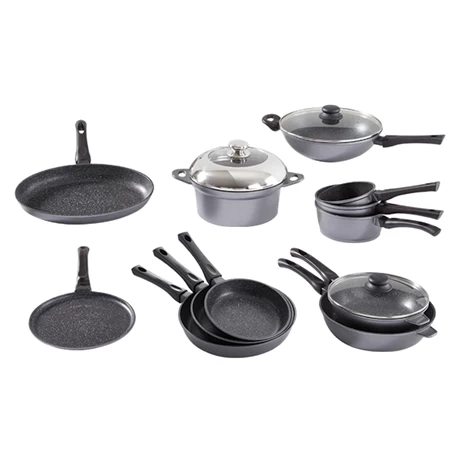 Batterie De Cuisine 12 Pièces Avec Revêtement Dur Comme La Pierre 3 Batterie De Cuisine 12 Pièces Avec Revêtement Dur Comme La Pierre