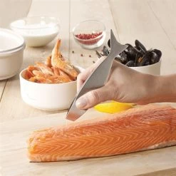 Lot Poêle à Poisson Dur Comme La Pierre 34 Cm Et Pince à Arêtes Forme Poisson -Cuisine Soldes Magasin 10954 1 1 Lot Poele a poisson Dur comme la pierre 34 cm et Pince a aretes forme poisson Mathon