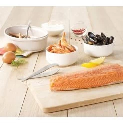 Lot Poêle à Poisson Dur Comme La Pierre 34 Cm Et Pince à Arêtes Forme Poisson -Cuisine Soldes Magasin 10954 2 1 Lot Poele a poisson Dur comme la pierre 34 cm et Pince a aretes forme poisson Mathon