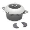 Lot Faitout Dur Comme La Pierre 28 Cm Et 2 Maniques En Silicone -Cuisine Soldes Magasin 111078 0 1 Lot faitout Dur comme la pierre 28 cm et 2 maniques en silicone Mathon