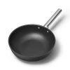 Smeg Wok Aluminium Antiadhésif 30 Cm Noir Mat -Cuisine Soldes Magasin 133005 0 4 Wok aluminium antiadhesif 30 cm noir mat Smeg