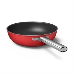 Smeg Wok Aluminium Antiadhésif 30 Cm Rouge Mat -Cuisine Soldes Magasin 133006 2 6 Wok aluminium antiadhesif 30 cm rouge mat Smeg