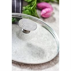 De Buyer Couvercle En Verre Cerclé Inox 18 Cm -Cuisine Soldes Magasin 147016 2 2 Couvercle en verre cercle inox 18 cm De Buyer