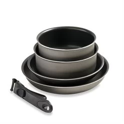 Set 2 Poêles Et 2 Casseroles Anti-adhésives Délice Et Manche Amovible -Cuisine Soldes Magasin 20215 3 3 Set 2 poeles et 2 casseroles anti adhesives Delice et manche amovible Mathon