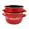 Marmite à Moules Acier émaillé 18 Cm Rouge 2 Marmite à Moules Acier émaillé 18 Cm Rouge -Cuisine Soldes Magasin 20363 0 1 Marmite a moules acier emaille 18 cm rouge Baumalu