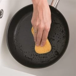 Batterie Poêles Anti-adhérentes Effet Pierre Manche Amovible Et 2 éponges Végétales -Cuisine Soldes Magasin 209048 2 3 Batterie poeles anti adherentes Effet Pierre manche amovible et 2 eponges vegetales Mathon