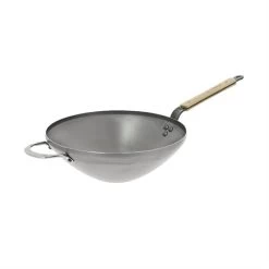 De Buyer Wok Minéral B Bois 32 Cm