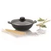 Wok En Fonte Avec Accessoires 24 Cm 2 Personnes -Cuisine Soldes Magasin 22303 0 1 Wok en fonte avec accessoires 24 cm 2 personnes Kela
