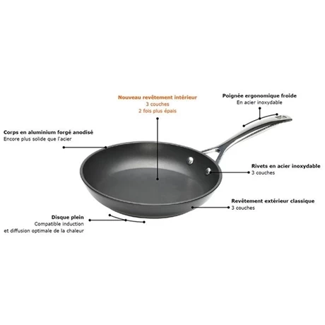 Le Creuset Poêle Wok Les Forgées 30 Cm 6 Le Creuset Poêle Wok Les Forgées 30 Cm – Image 4