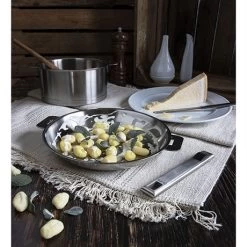 Poêle Inox Strate 28 Cm -Cuisine Soldes Magasin 271143 3 4 Poele inox Strate 28 cm Cristel