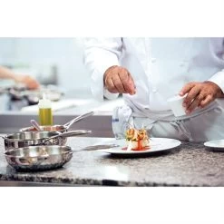 Lot 2 Poêles Sautoirs Inox Castel'Pro 24 Cm Et 28 Cm -Cuisine Soldes Magasin 271900 2 1 Lot 2 poeles sautoirs inox Castel Pro 24 cm et 28 cm Cristel