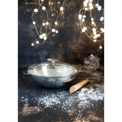 Wok Inox Casteline 28 Cm -Cuisine Soldes Magasin 272019 2 3 Wok inox Casteline 28 cm Cristel