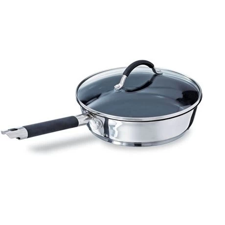 Sauteuse Antiadhésive Inox Et Couvercle Rapid Cook 24 Cm 3 Sauteuse Antiadhésive Inox Et Couvercle Rapid Cook 24 Cm