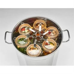 Bouilleur Inox 12 Bocaux 37L -Cuisine Soldes Magasin 276017 2 1 Bouilleur inox 12 bocaux 37L Guillouard