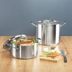 Faitout Inox Avec Couvercle Excell'inox 28 Cm 13,5 L -Cuisine Soldes Magasin 27663 2 2 Faitout inox avec couvercle Excell inox 28 cm 13 5 L Mathon