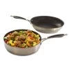 Set Poêle Et Sauteuse Antiadhérentes Inox Excell'Inox 24 Cm -Cuisine Soldes Magasin 279032 0 4 Set Poele et sauteuse antiadherentes inox Excell Inox 24 cm Mathon