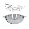 Lot Wok Inox Et Grille Casteline 28 Cm