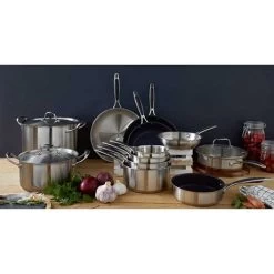 Set De Deux Faitouts En Inox Avec Couvercle 24 Cm Et 28 Cm Excell’inox -Cuisine Soldes Magasin 279214 4 2 Set de deux faitouts en inox avec couvercle 24 cm et 28 cm Excell inox Mathon