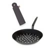 De Buyer Set Poêle à Marrons Pour Cuisson Sur Braises 28 Cm Et Manchon De Protection