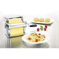 Lot Machine à Pâtes + Doseur à Spaghettis En Inox -Cuisine Soldes Magasin 28918 3 1 Lot machine a pates doseur a spaghettis en inox Mathon