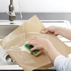 Feuille De Protection Pour Four Anti-adhérente Et Réutilisable -Cuisine Soldes Magasin 30011 4 6 Feuille de protection pour four anti adherente et reutilisable Mathon