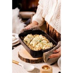 Peugeot Plat à Four Céramique Appolia Rectangulaire Noir Mat 32 Cm -Cuisine Soldes Magasin 301366 2 3 Plat a four ceramique Appolia rectangulaire noir mat 32 cm Peugeot
