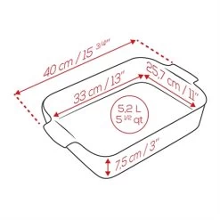 Peugeot Plat à Four Céramique Appolia Rectangulaire Noir Mat 40 Cm -Cuisine Soldes Magasin 301368 2 3 Plat a four ceramique Appolia rectangulaire noir mat 40 cm Peugeot