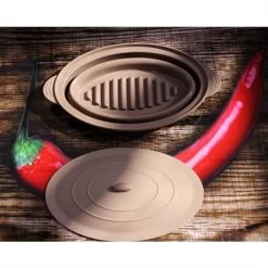 Papillote Rétractable Fond Vapeur En Silicone 30 Cm 1,5 L -Cuisine Soldes Magasin 35145 3 5 Papillote retractable fond vapeur en silicone 30 cm 1 5 L Mathon