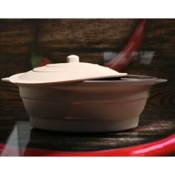 Papillote Rétractable Fond Vapeur En Silicone 30 Cm 1,5 L -Cuisine Soldes Magasin 35145 4 5 Papillote retractable fond vapeur en silicone 30 cm 1 5 L Mathon