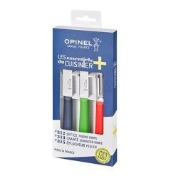 Couteaux Trio Les Essentiels Du Cuisinier Opinel -Cuisine Soldes Magasin 461002 1 2 Couteaux Trio les essentiels du cuisinier Opinel Opinel