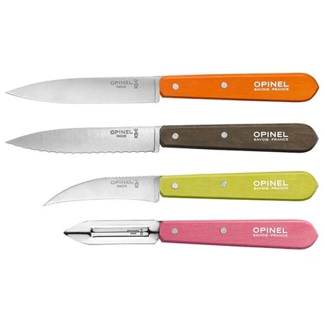 Opinel Coffret 4 Couteaux Essentiels Fifties 2 Opinel Coffret 4 Couteaux Essentiels Fifties
