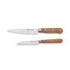 Set Couteau D'office Et Couteau De Chef En Bois D'olivier Et Lame Inox -Cuisine Soldes Magasin 479026 0 1 Set couteau d office et couteau de chef en bois d olivier et lame inox Mathon