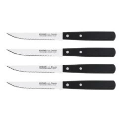 Set De 4 Couteaux à Steak 11 Cm Noir