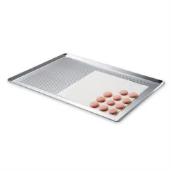 Gouttière à Bûche Démontable En Inox Avec Plaque à Pâtisserie Et Tapis De Cuisson -Cuisine Soldes Magasin 509160 2 1 Gouttiere a buche demontable en inox avec plaque a patisserie et tapis de cuisson Mathon