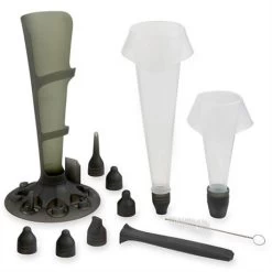 Lot Set Poche à Douille Et Flexi' Plaque 8 éclairs -Cuisine Soldes Magasin 519067 4 1 Lot set poche a douille et Flexi plaque 8 eclairs