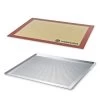 Lot Plaque à Pâtisserie Perforée 40 Cm Et Tapis De Cuisson Pro -Cuisine Soldes Magasin 519075 0 1 Lot Plaque a patisserie perforee 40 cm et tapis de cuisson pro Mathon