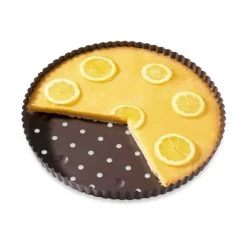 Tourtière Perforée Acier Revêtu Anti-adhérent 30 Cm -Cuisine Soldes Magasin 54106 2 7 Tourtiere perforee acier revetu anti adherent 30 cm Mathon