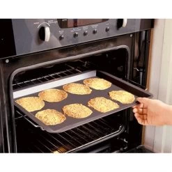 Plaque à Pâtisserie Acier Revêtu Anti-adhérent 40 Cm -Cuisine Soldes Magasin 54211 3 6 Plaque a patisserie acier revetu anti adherent 40 cm Mathon