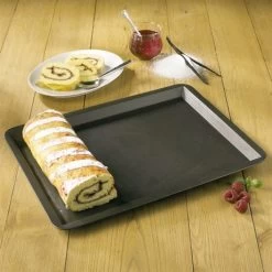 Plaque à Pâtisserie Acier Revêtu Anti-adhérent 40 Cm -Cuisine Soldes Magasin 54211 4 6 Plaque a patisserie acier revetu anti adherent 40 cm Mathon