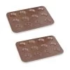 Lot De 2 Plaques Anti-adhérente 12 Mini-tartelettes -Cuisine Soldes Magasin 549007 0 2 Lot de 2 plaques anti adherente 12 mini tartelettes Gobel