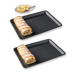 Lot 2 Plaques à Pâtisserie Anti-adhérentes 40 Cm