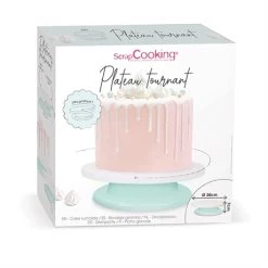 Plateau Tournant 28 Cm -Cuisine Soldes Magasin 560010 3 1 Plateau tournant 28 cm Scrapcooking