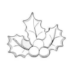 Patisse Découpoir Inox Feuille Houx