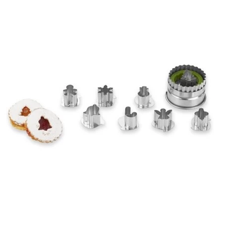 8 Emporte-pièces Et 8 Décors De Fête Linzertarte 4 8 Emporte-pièces Et 8 Décors De Fête Linzertarte – Image 2