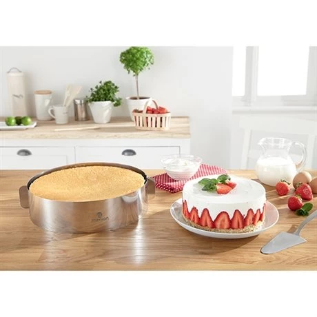 Cercle à Gâteau Extensible En Inox 15,5 à 30 Cm 3 Cercle à Gâteau Extensible En Inox 15,5 à 30 Cm
