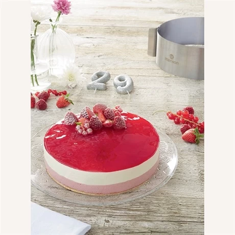 Cercle à Gâteau Extensible En Inox 15,5 à 30 Cm 4 Cercle à Gâteau Extensible En Inox 15,5 à 30 Cm – Image 2