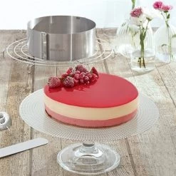 Cercle à Gâteau Extensible En Inox 15,5 à 30 Cm 8 Cercle à Gâteau Extensible En Inox 15,5 à 30 Cm -Cuisine Soldes Magasin 57125 2 5 Cercle a gateau extensible en inox 15 5 a 30 cm Mathon