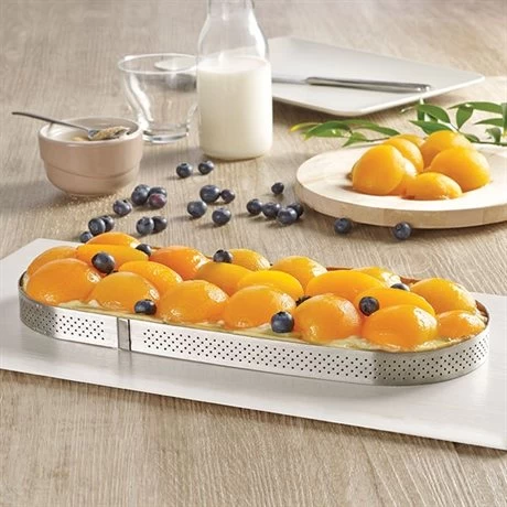 De Buyer Cercle Perforé Oblong 30 X 11 Cm 3 De Buyer Cercle Perforé Oblong 30 X 11 Cm