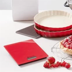 Balance De Cuisine Digitale Rouge 5 Kg -Cuisine Soldes Magasin 601181 2 3 Balance de cuisine digitale rouge 5 kg Mathon